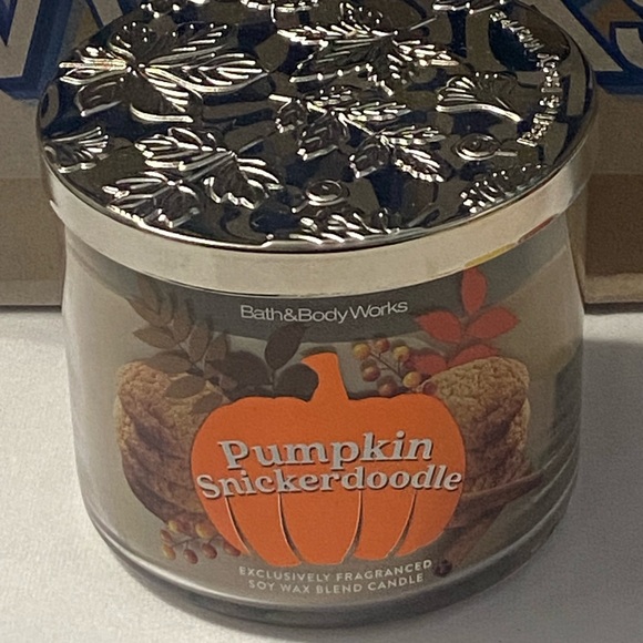 Bath & Body Works Other - Bath & Body Works Pumpkin Snickerdoodle Three Wick Scented Candle